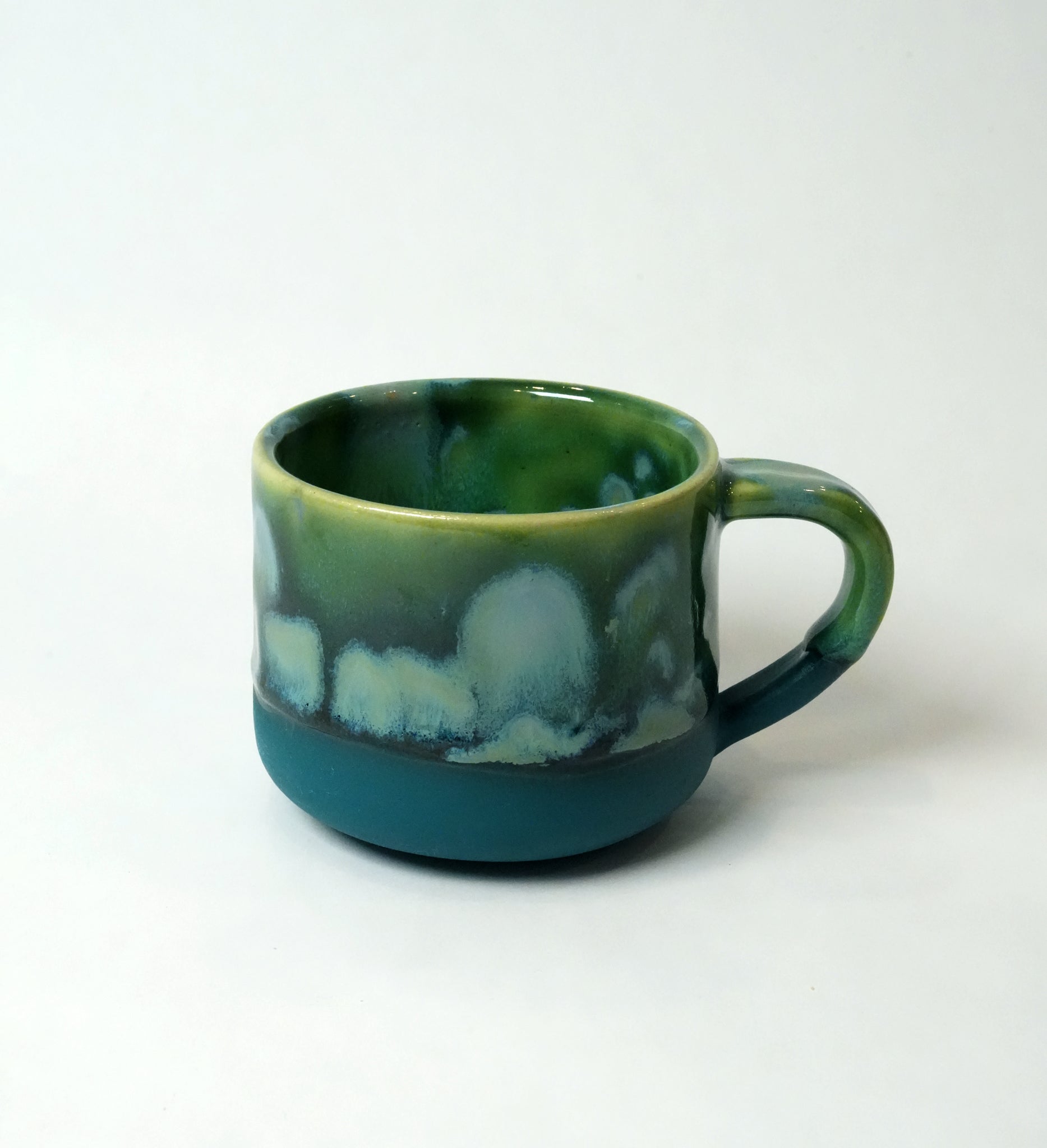 Melty Blue Green Mug