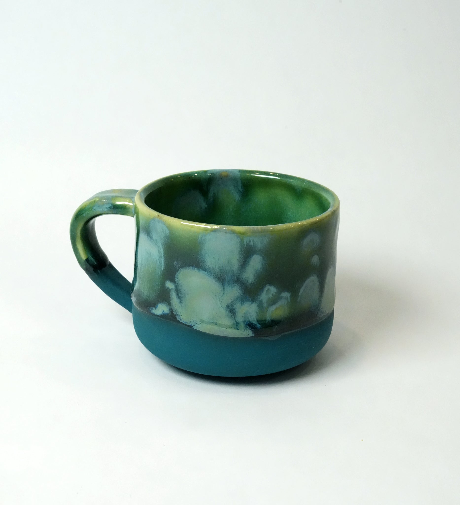 Melty Blue Green Mug