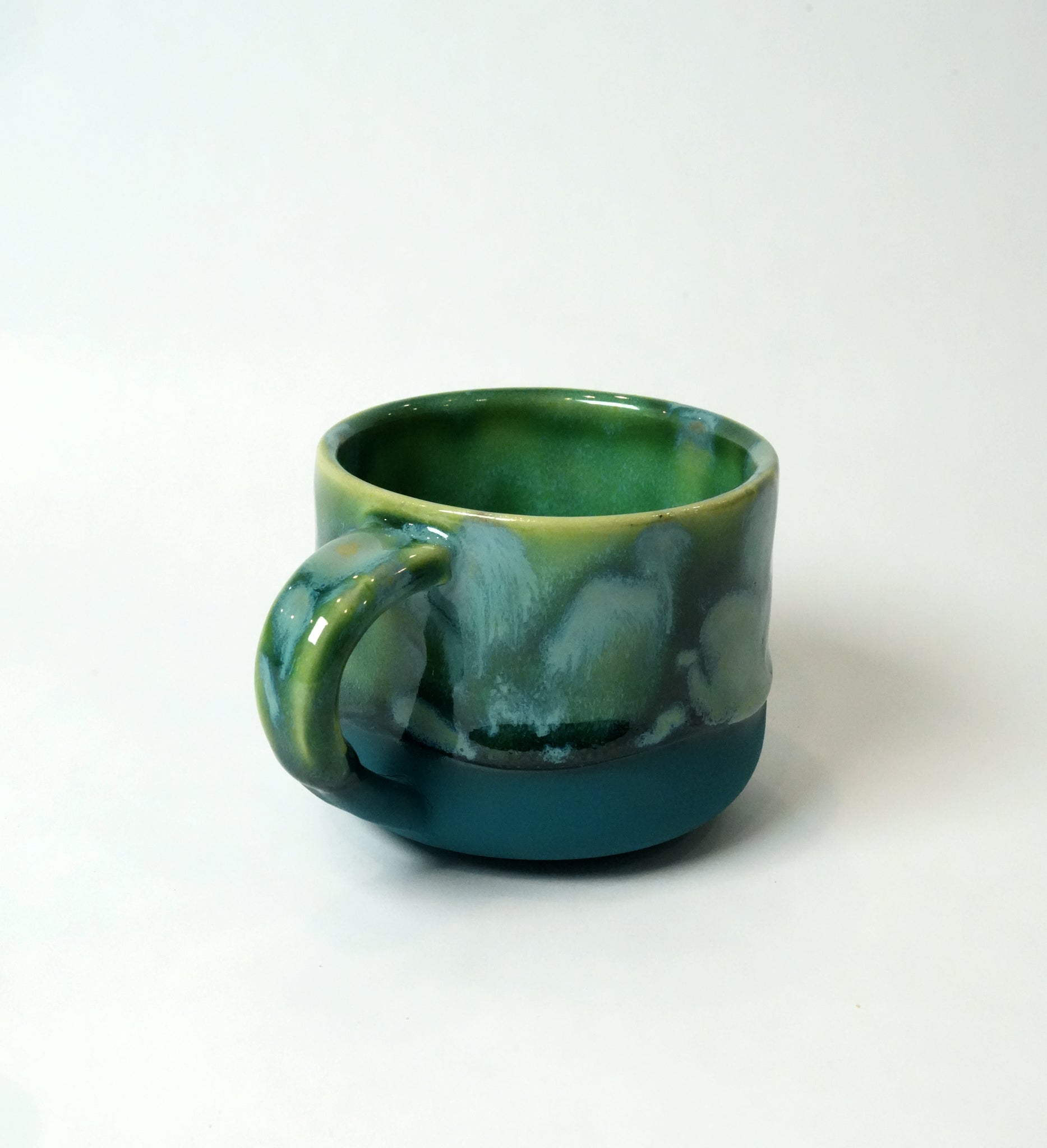 Melty Blue Green Mug