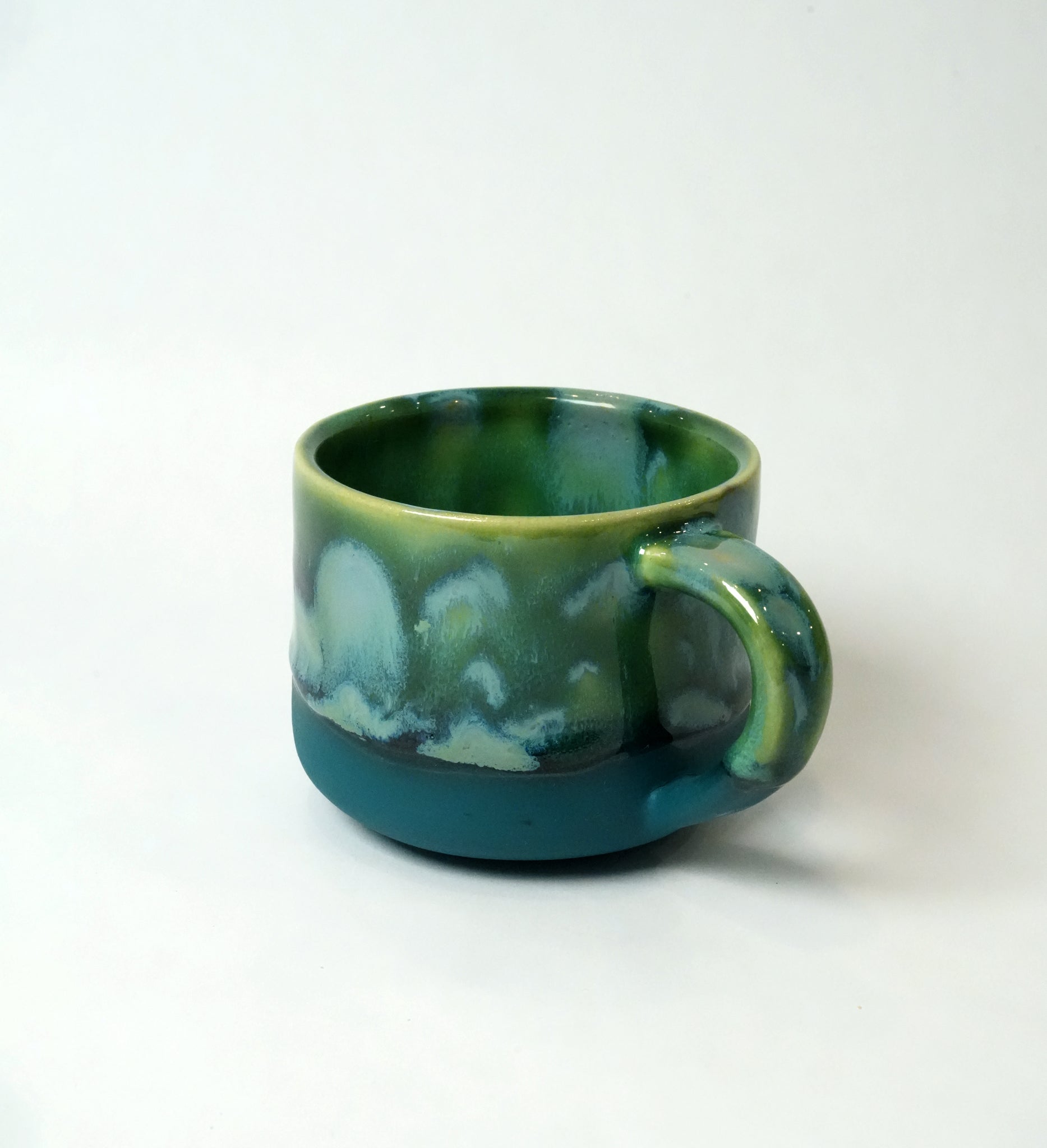 Melty Blue Green Mug