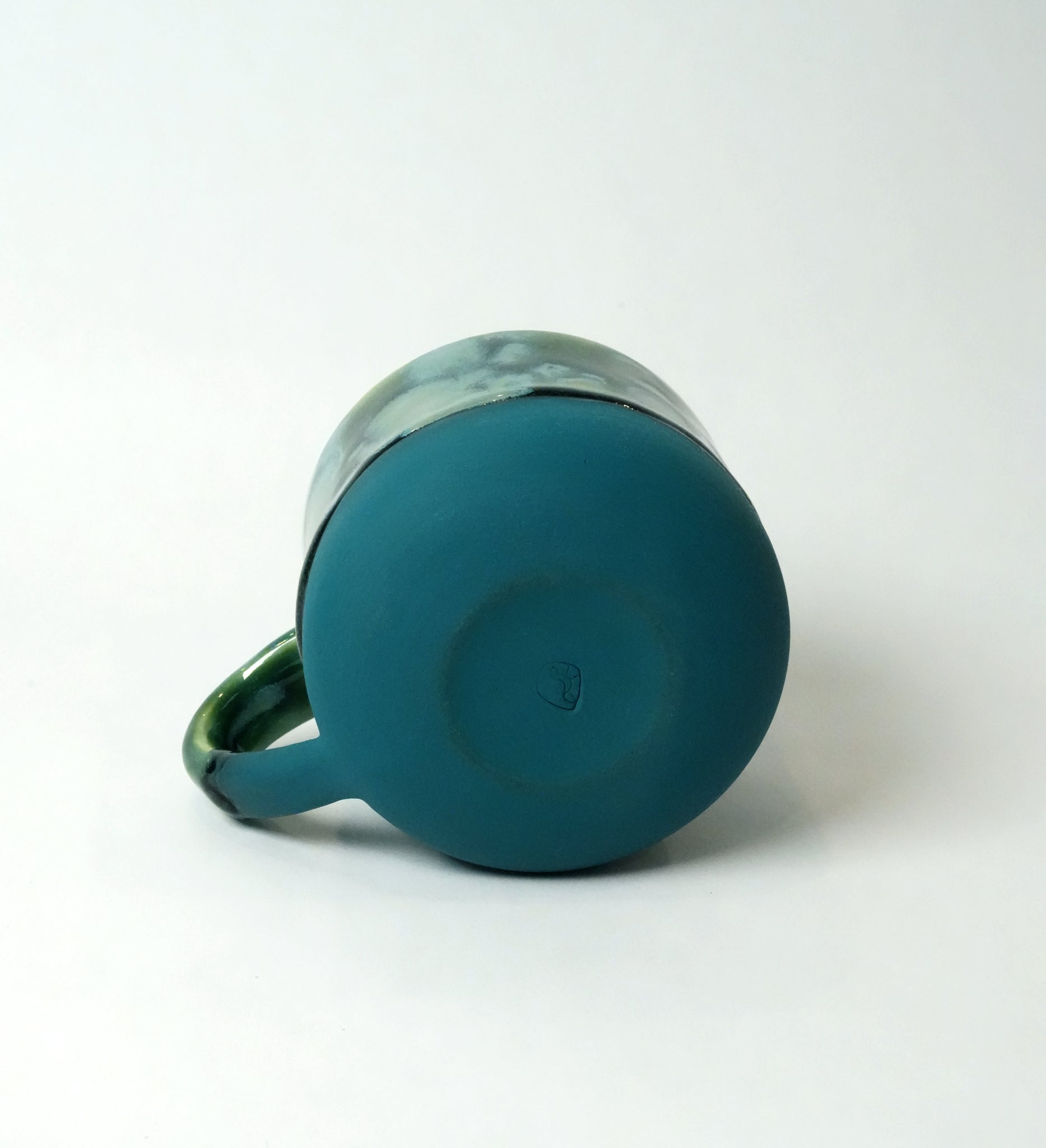 Melty Blue Green Mug