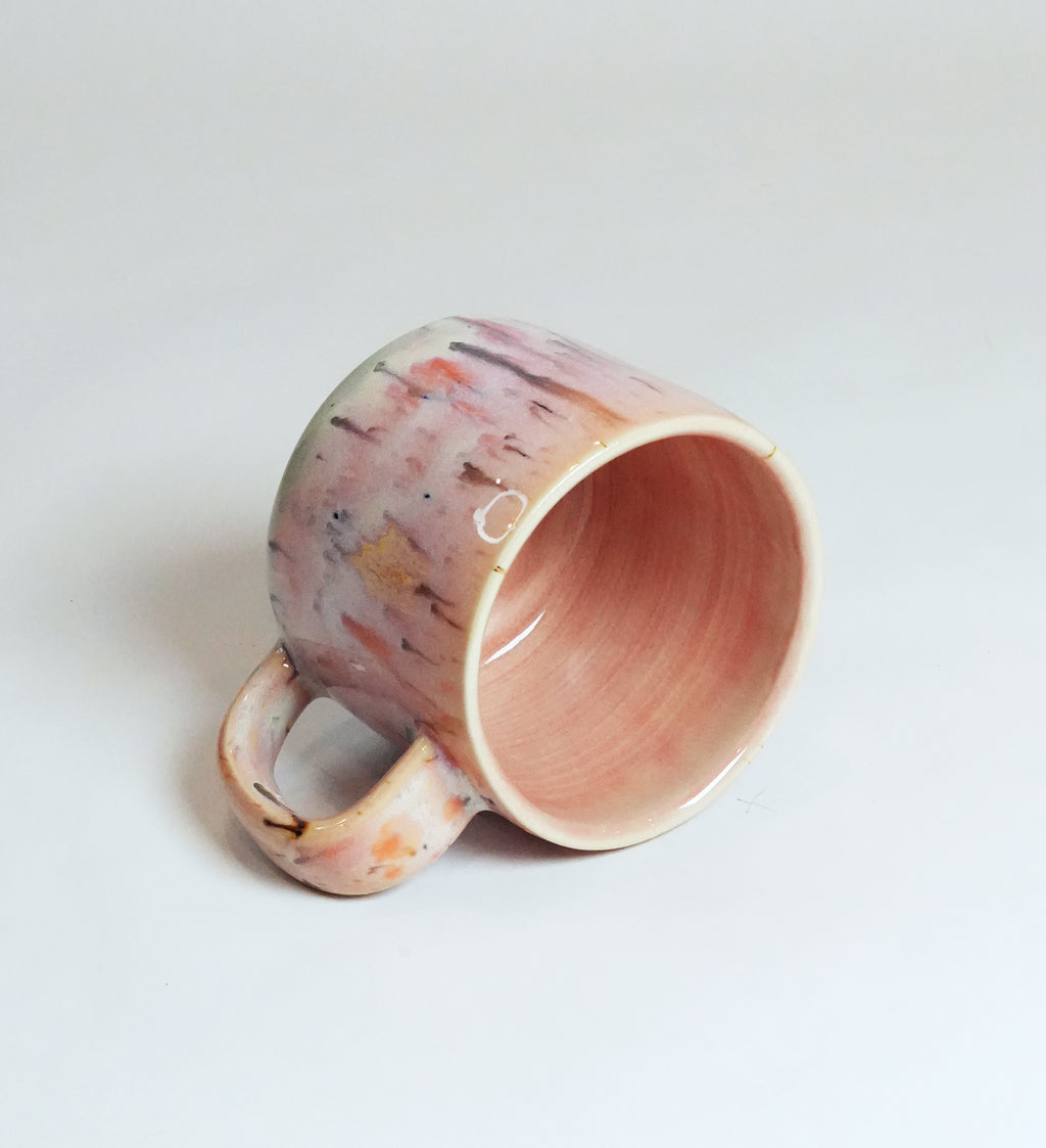 Dreamy Pink Glazed Mug