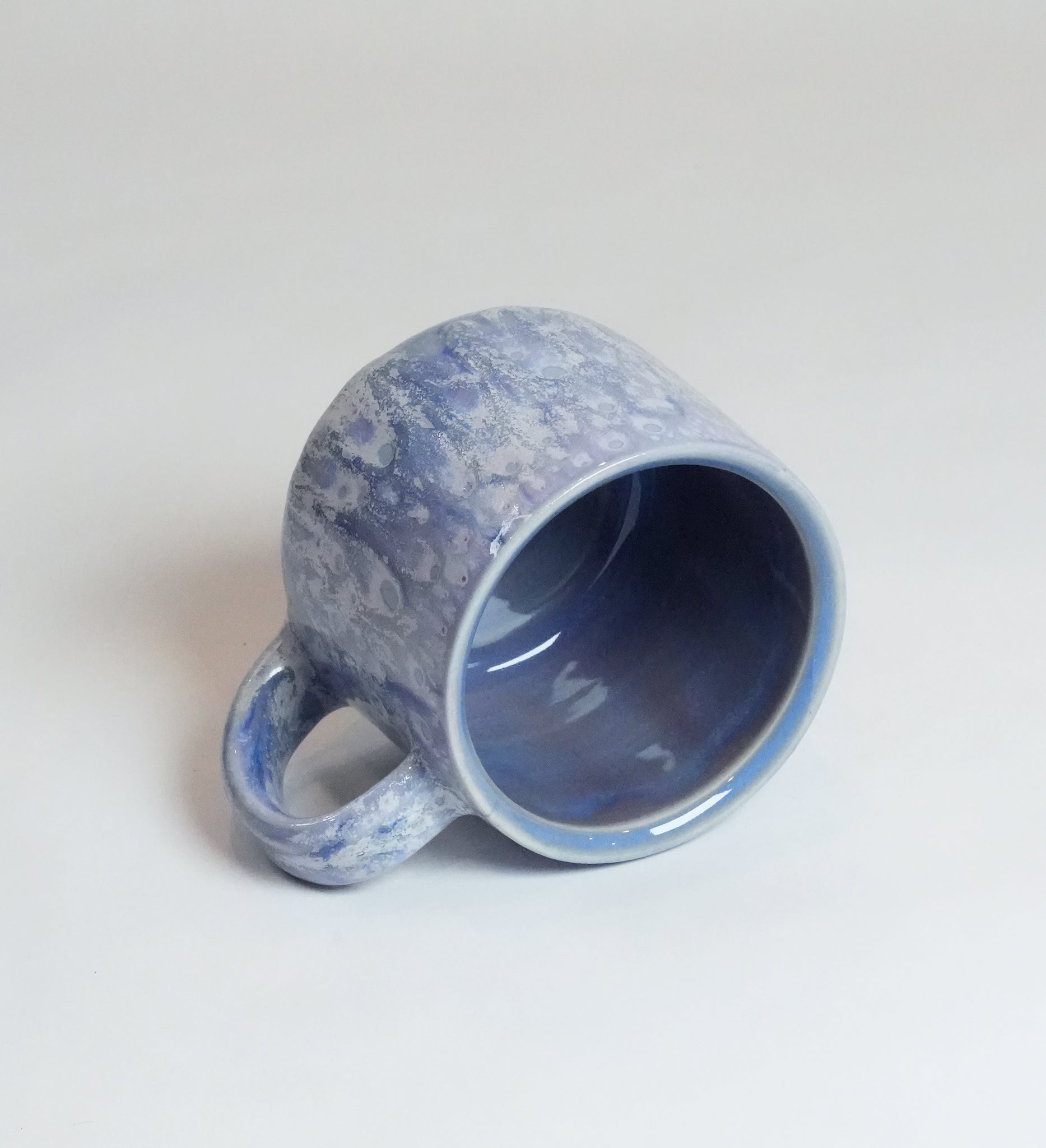 Mottled Purple Crystal Mug