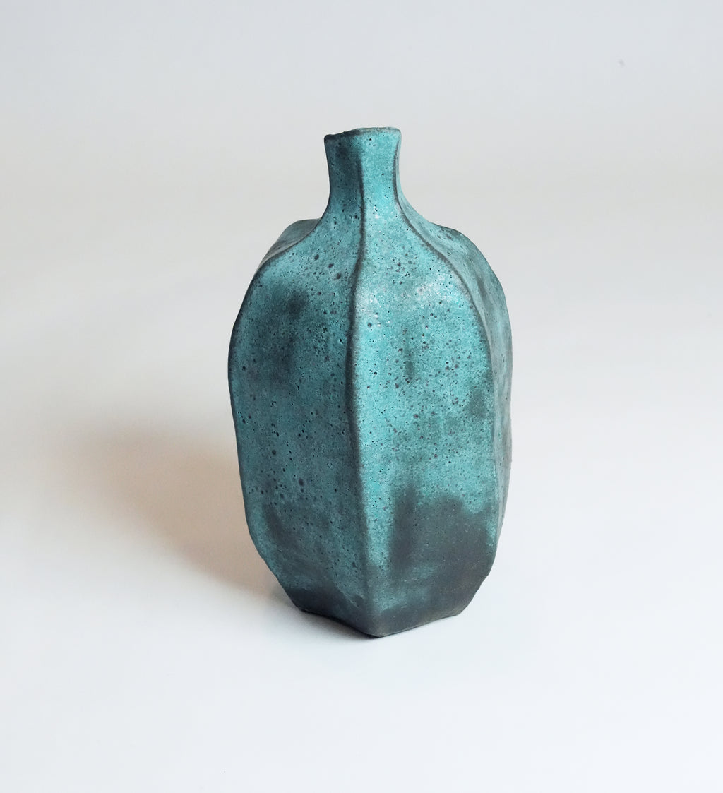 Turquoise Seed Pod Vase
