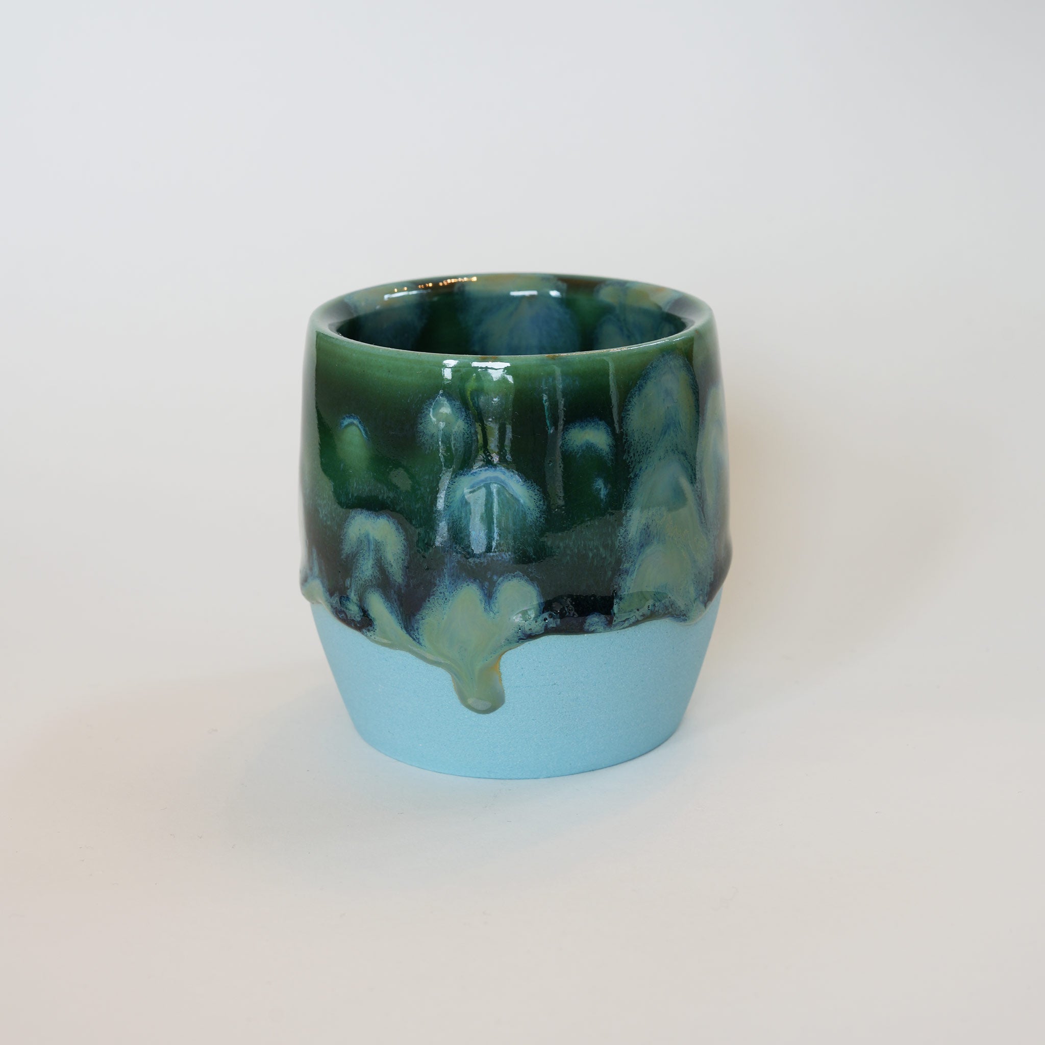 Blue Green Blobby Cup