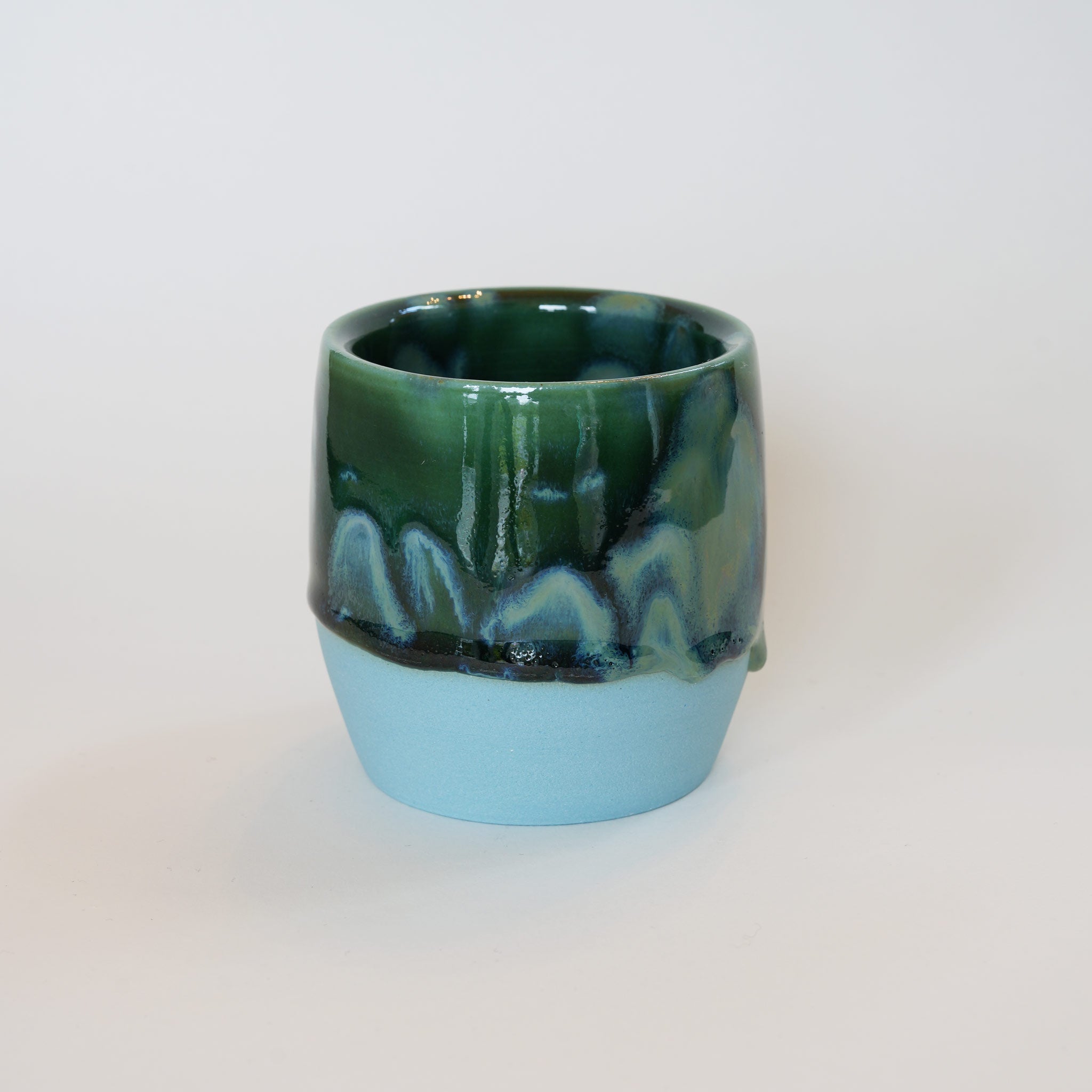 Blue Green Blobby Cup